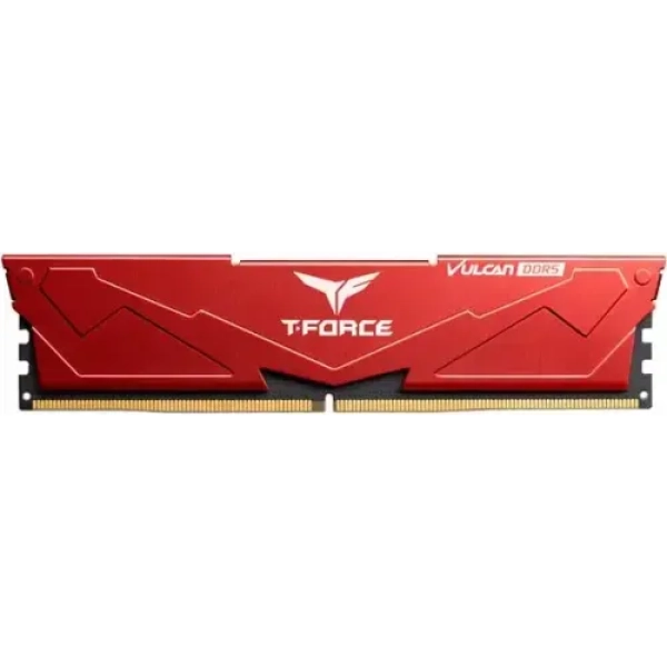 TEAM VULCAN RED 8GB DDR5 6000MHz Gaming Desktop RAM